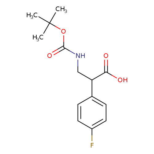 3-{[(Tert-butoxy)carbonyl]amino}-2-(4-fluorophenyl)propanoic acid