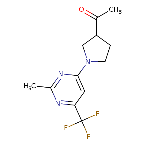 1-{1-[2-methyl-6-(trifluoromethyl)pyrimidin-4-yl]pyrrolidin-3-yl}ethan-1-one