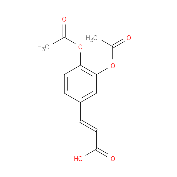 2-Propenoic acid, 3-[3,4-bis(acetyloxy)phenyl]-, (E)-
