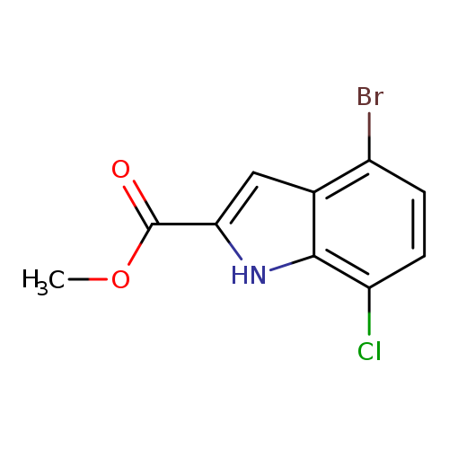 methyl 4-bromo-7-chloro-1H-indole-2-carboxylate