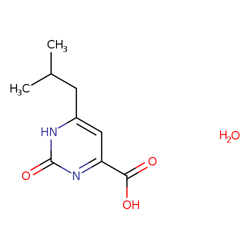 6-isobutyl-2-oxo-1,2-dihydro-4-pyrimidinecarboxylic acid hydrate