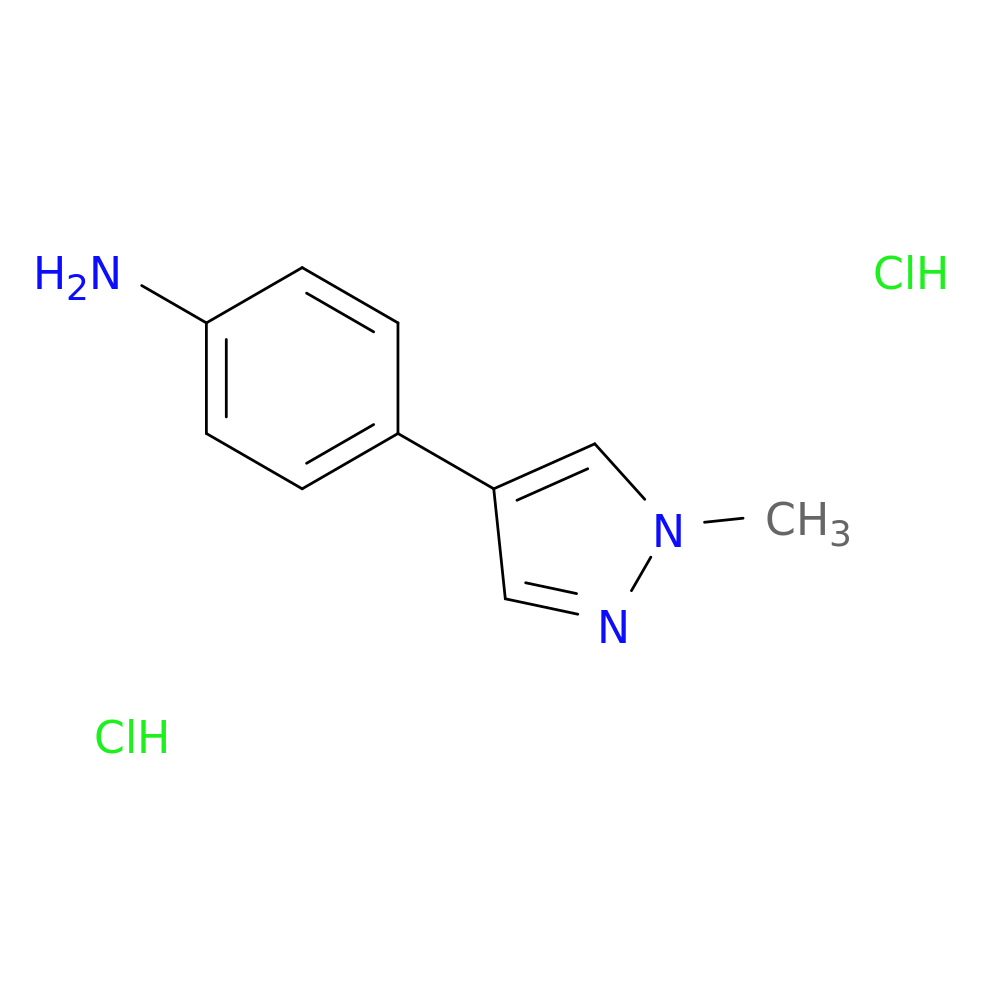 4-(1-methyl-1H-pyrazol-4-yl)aniline dihydrochloride