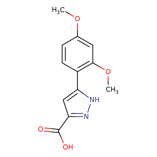5-(2,4-dimethoxyphenyl)-1H-pyrazole-3-carboxylic acid