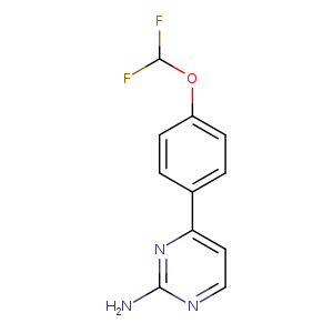 4-(4-(Difluoromethoxy)phenyl)pyrimidin-2-amine