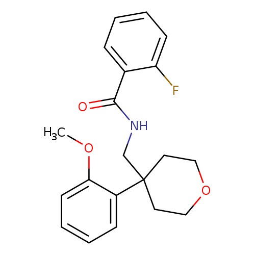 2-fluoro-N-{[4-(2-methoxyphenyl)oxan-4-yl]methyl}benzamide