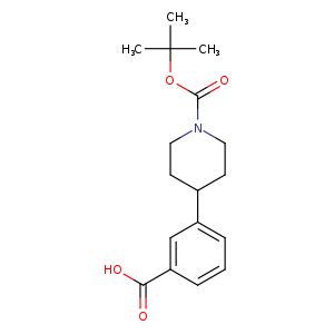 3-(1-(tert-butoxycarbonyl)piperidin-4-yl)benzoic acid