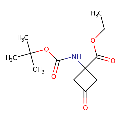 Ethyl 1-([(tert-butoxy)carbonyl]amino)-3-oxocyclobutane-1-carboxylate
