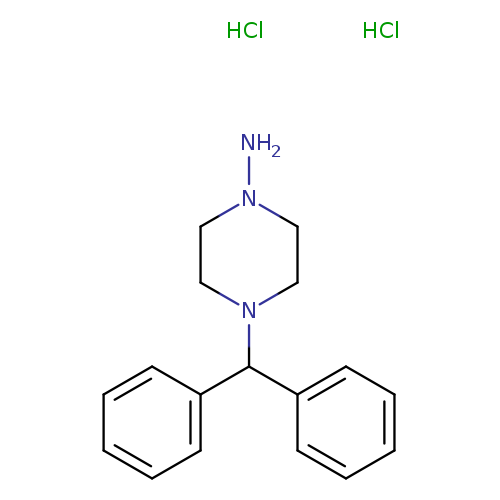 4-(diphenylmethyl)piperazin-1-amine dihydrochloride