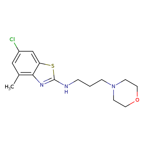 6-Chloro-4-methyl-N-(3-morpholinopropyl)benzo[d]thiazol-2-amine