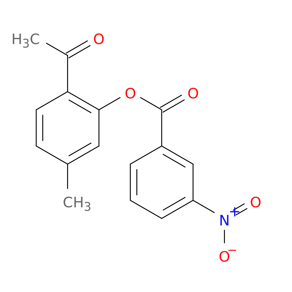 2-acetyl-5-methylphenyl 3-nitrobenzoate