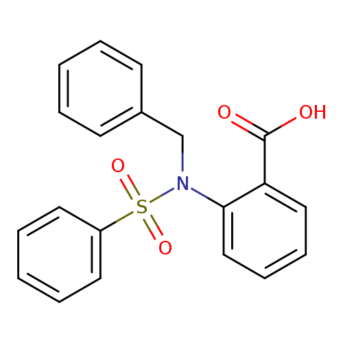 2-[Benzyl(phenylsulfonyl)amino]benzoic acid