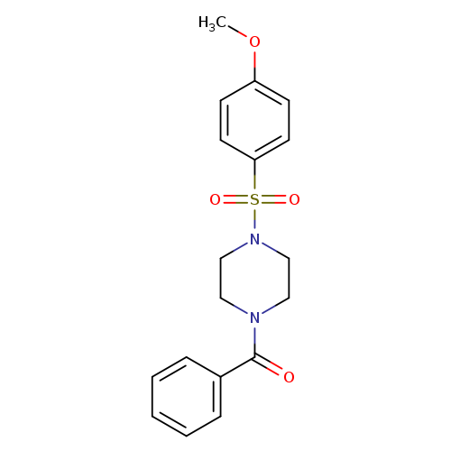 1-benzoyl-4-(4-methoxybenzenesulfonyl)piperazine