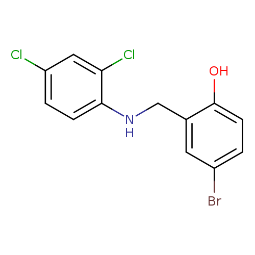 4-Bromo-2-([(2,4-dichlorophenyl)amino]methyl)phenol