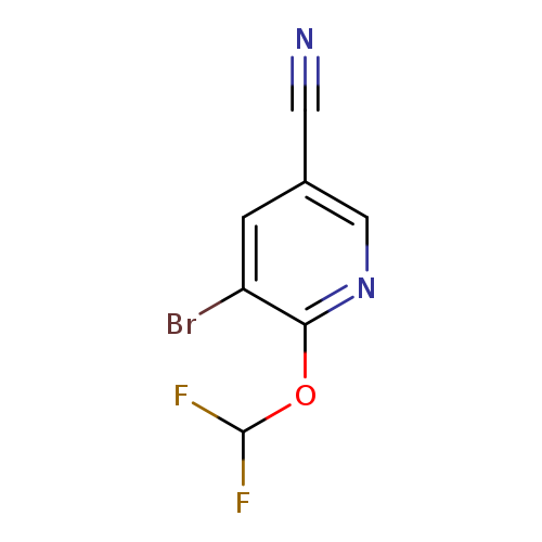 5-Bromo-6-(difluoromethoxy)pyridine-3-carbonitrile