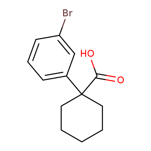 1-(3-Bromophenyl)cyclohexane-1-carboxylic acid