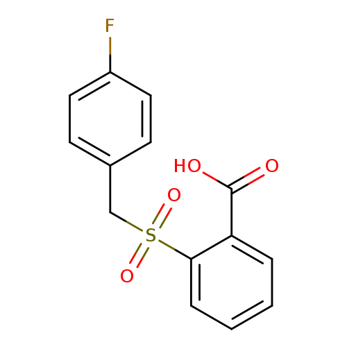 2-[(4-Fluorobenzyl)sulfonyl]benzoic acid