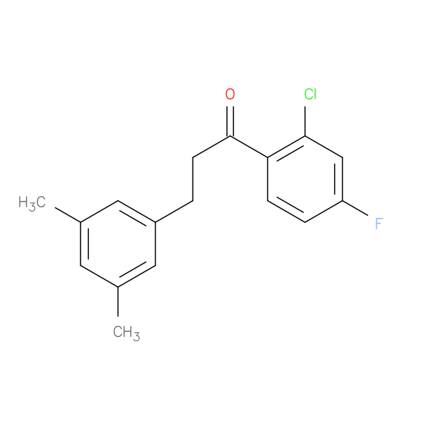 2'-Chloro-3-(3,5-dimethylphenyl)-4'-fluoropropiophenone