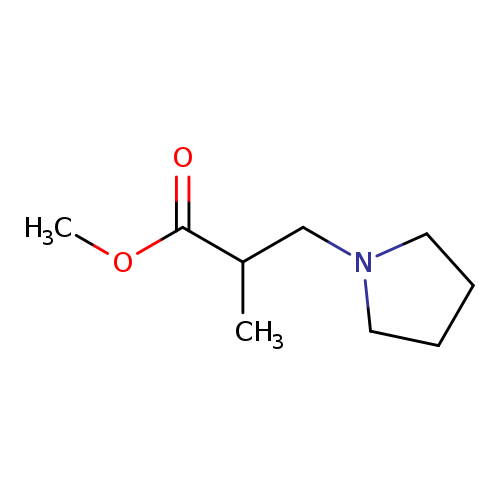 Methyl 2-methyl-3-(pyrrolidin-1-yl)propanoate