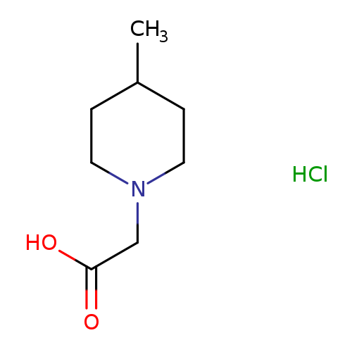 (4-Methyl-piperidin-1-yl)-acetic acid, HCl