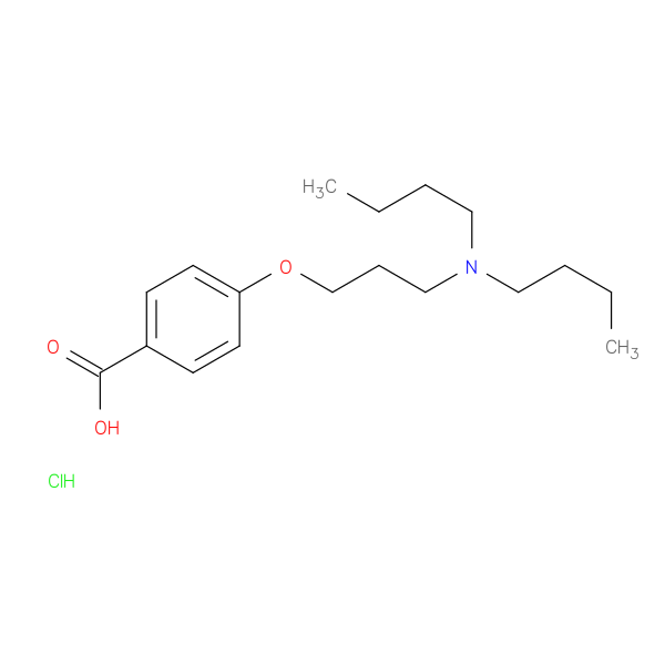 4-[3-(Dibutylamino)Propoxy]Benzoic Acid Hydrochloride
