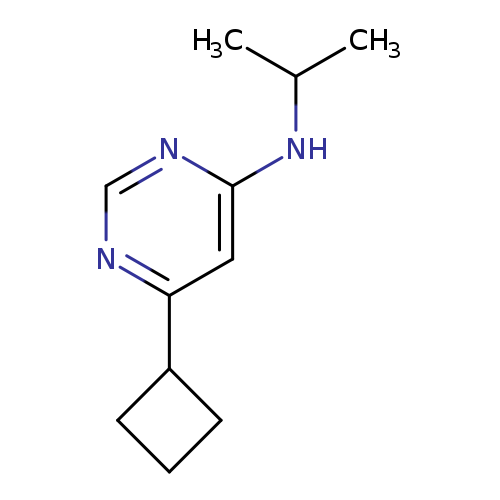 6-cyclobutyl-N-(propan-2-yl)pyrimidin-4-amine