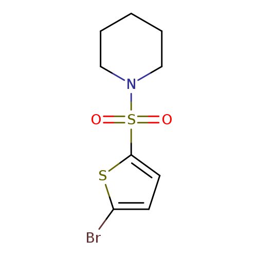 Piperidine, 1-[(5-bromo-2-thienyl)sulfonyl]-