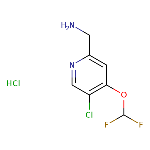 (5-Chloro-4-(difluoromethoxy)pyridin-2-yl)methanamine hydrochloride