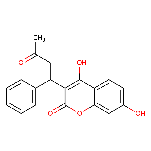2H-1-Benzopyran-2-one, 4,7-dihydroxy-3-(3-oxo-1-phenylbutyl)-