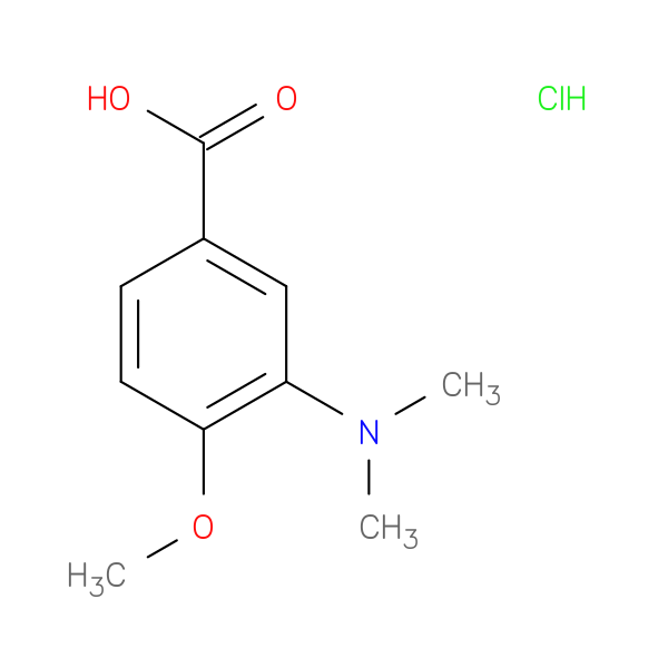 3-(Dimethylamino)-4-methoxybenzoic acid hydrochloride