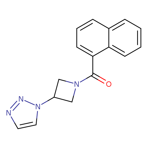 1-[1-(naphthalene-1-carbonyl)azetidin-3-yl]-1H-1,2,3-triazole