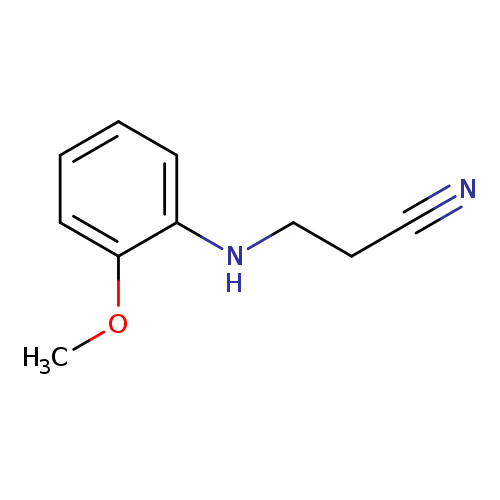 3-((2-Methoxyphenyl)amino)propanenitrile