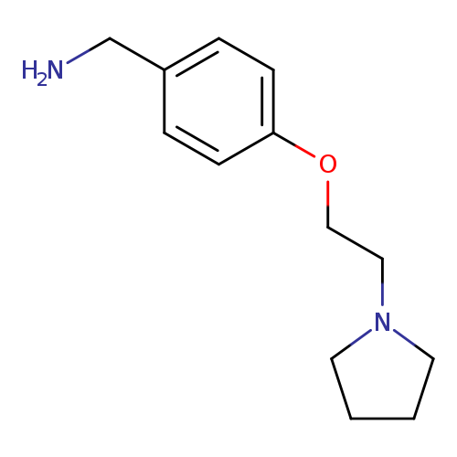 (4-[2-(Pyrrolidin-1-yl)ethoxy]phenyl)methanamine