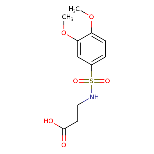 b-Alanine, N-[(3,4-dimethoxyphenyl)sulfonyl]-