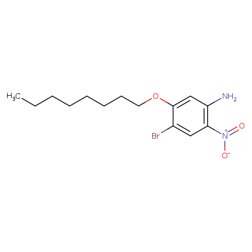 Benzenamine, 4-bromo-2-nitro-5-(octyloxy)-