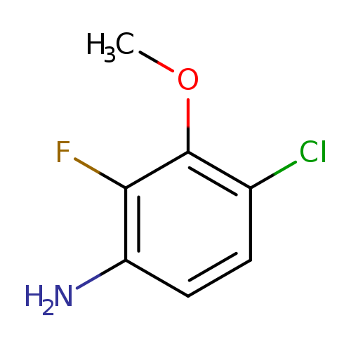 4-Chloro-2-fluoro-3-methoxyaniline
