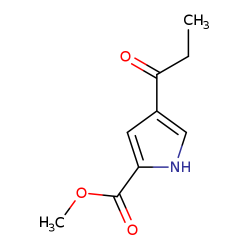 1H-Pyrrole-2-carboxylic acid, 4-(1-oxopropyl)-, Methyl ester
