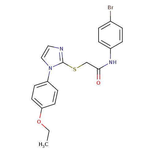 N-(4-bromophenyl)-2-{[1-(4-ethoxyphenyl)-1H-imidazol-2-yl]sulfanyl}acetamide