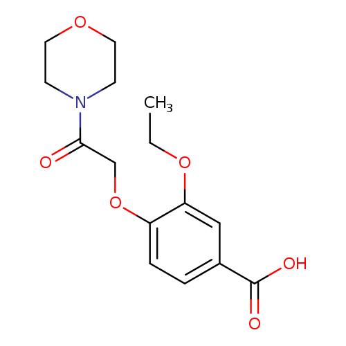 3-ethoxy-4-[2-(morpholin-4-yl)-2-oxoethoxy]benzoic acid