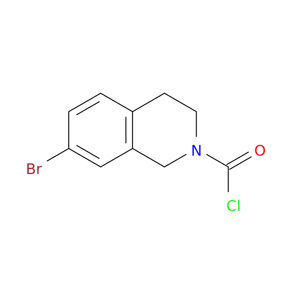 7-bromo-1,2,3,4-tetrahydroisoquinoline-2-carbonyl chloride