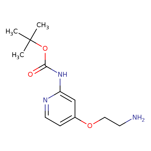 tert-butyl N-[4-(2-aminoethoxy)pyridin-2-yl]carbamate