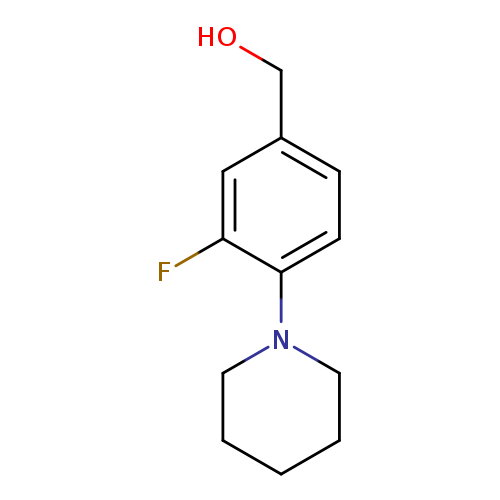 [3-fluoro-4-(piperidin-1-yl)phenyl]methanol
