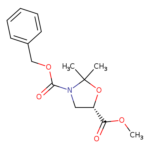 (S)-3-benzyl 5-methyl 2,2-dimethyloxazolidine-3,5-dicarboxylate