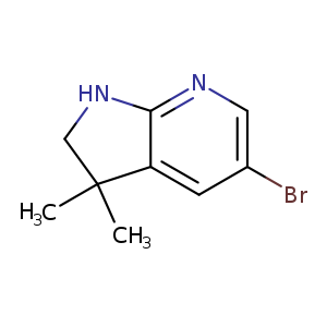 5-bromo-3,3-dimethyl-1H,2H,3H-pyrrolo[2,3-b]pyridine