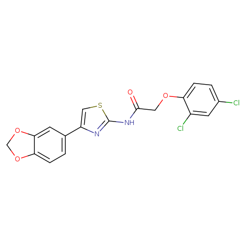 N-[4-(2H-1,3-benzodioxol-5-yl)-1,3-thiazol-2-yl]-2-(2,4-dichlorophenoxy)acetamide