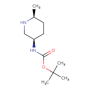 Carbamic acid, N-[(3R,6S)-6-methyl-3-piperidinyl]-, 1,1-dimethylethyl ester
