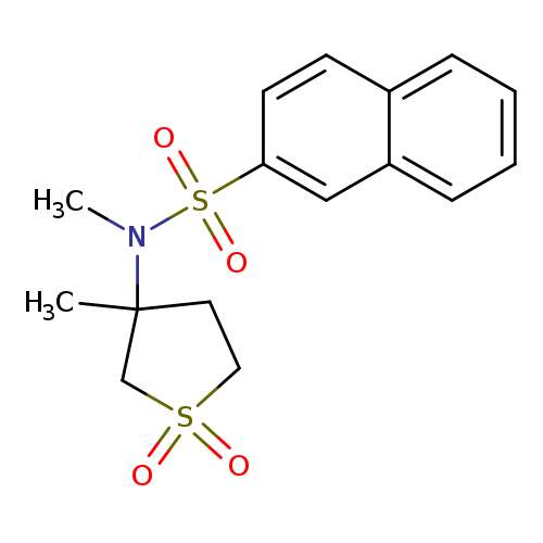 N-methyl-N-(3-methyl-1,1-dioxo-1lambda6-thiolan-3-yl)naphthalene-2-sulfonamide