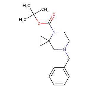 4,7-Diazaspiro[2.5]octane-4-carboxylic acid, 7-(phenylmethyl)-,1,1-dimethylethyl ester