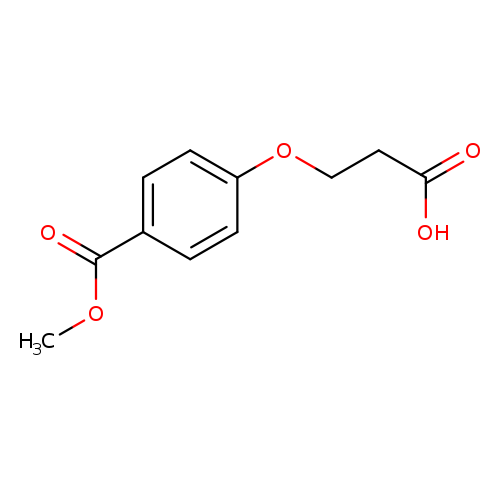 Benzoic acid, 4-(2-carboxyethoxy)-, 1-methyl ester