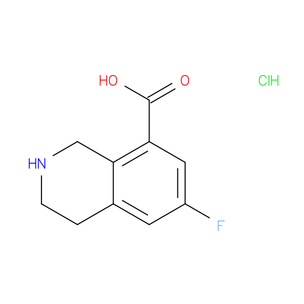 6-fluoro-1,2,3,4-tetrahydroisoquinoline-8-carboxylic acid hydrochloride