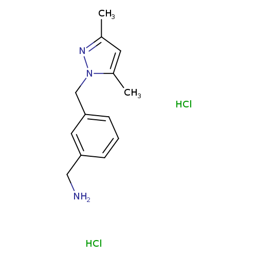 (3-[(3,5-Dimethyl-1h-pyrazol-1-yl)methyl]phenyl)methanamine dihydrochloride